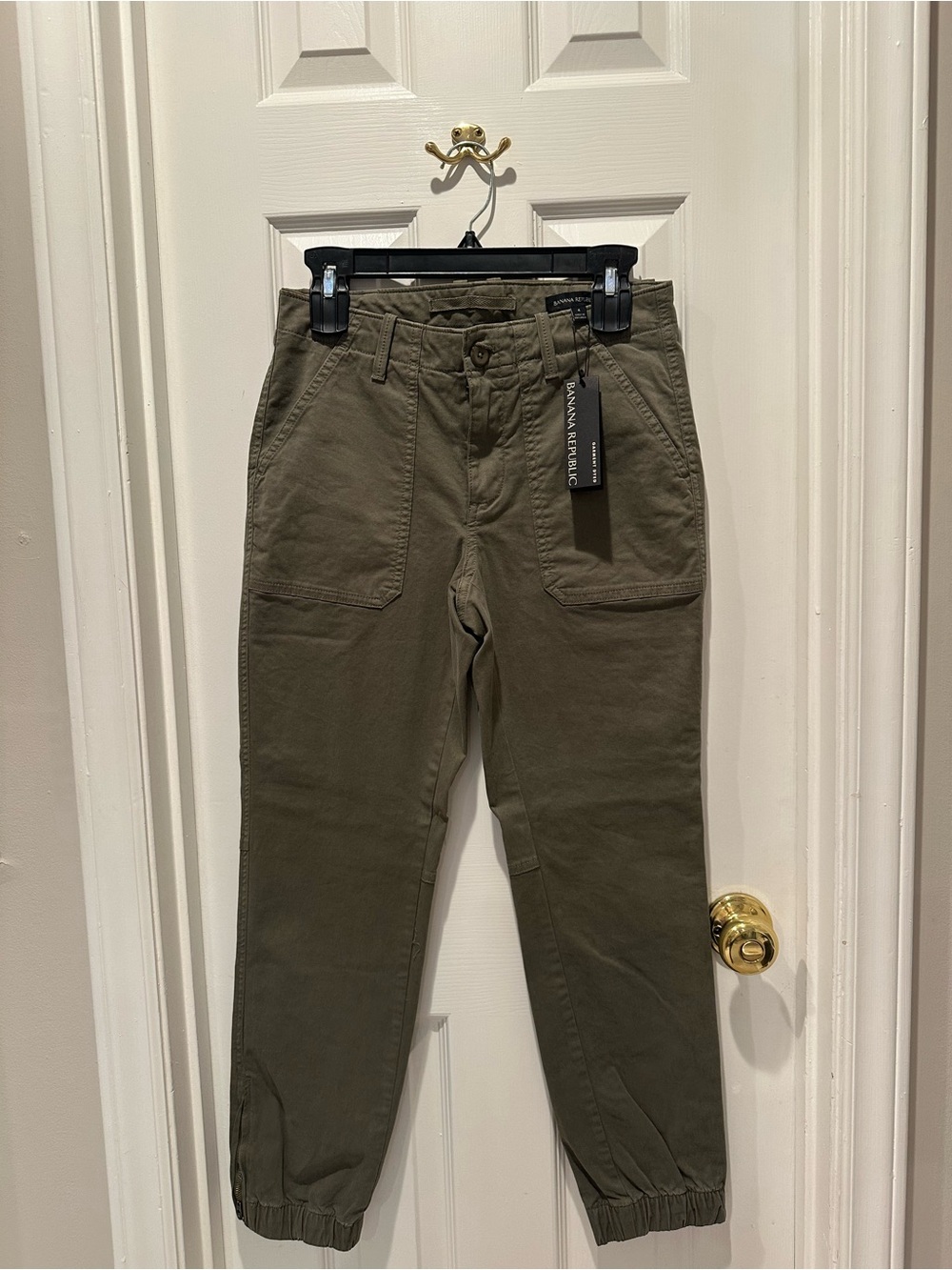 Banana Republic Olive Green Cargo Joggers